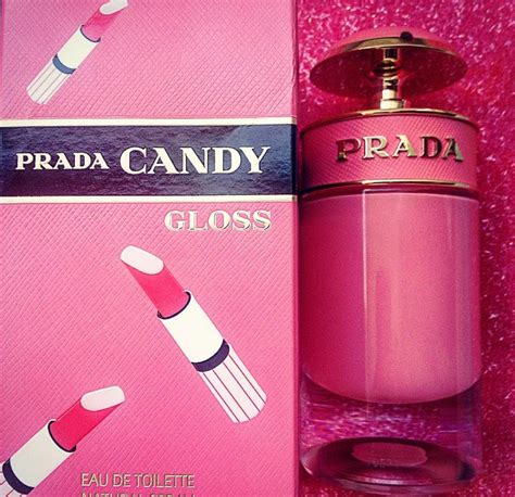 prada candy cherry|Prada Candy gloss rose.